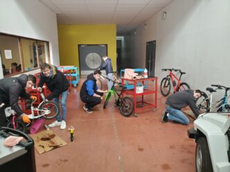 L’atelier vélos des Maintenance VP