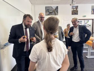 Loïg Chesnais Girard, président de la région Bretagne de passage au LDM Loïg Chesnais Girard, président de la région Bretagne de passage au LDM