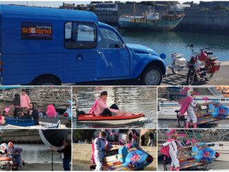 Concarn’rose pour Sacha, Georges et le canot tamponneur !