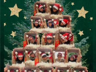 Le montage photos « sapins de Noël » des 3P MET