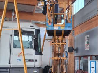 Dépannage en hauteur à l’atelier